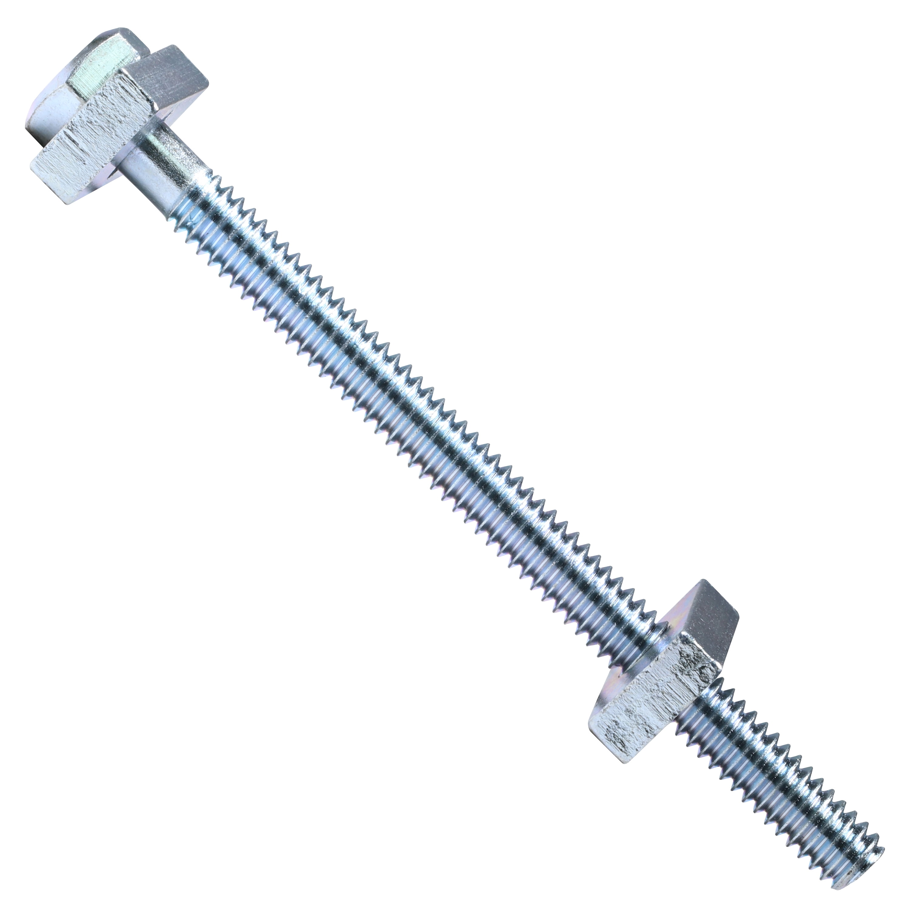 Rok Hardware #1/4-20 x 4" Hex Draw Bolt Zinc Plated, 20 Pieces