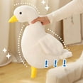 thumbnail image 3 of Juguete de peluche para niños, muñeco de pato de simulación para fiestas navideñas, decorativo 30cm Blanco, 3 of 7