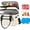 Beige, variant on Large Expandable Insulated Lunch Bag for Men, 23L Double Deck Cooler with 4 Ice Packs & 2 Storage Bags