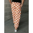 thumbnail image 6 of Qmyliery Women Sweatpants, Elastic Waist Plaid Pants Trousers with Pockets for Casual Daily, 6 of 8