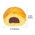 thumbnail image 3 of Rirozkan Squishies Sensory Stress Toys, Slow Rising Soft Fidget, Simulation Cream Puff Bread, Stress Relief Squeeze for Anxiety, 3 of 6