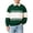 54# Green, variant on Men Rugby Shirt Color Block Pullover Sweatshirt Loose Fit Preppy Golf Polo Shirt, Rugby Shirts for Men Trendy Color Matching Striped Sweatshirts Casual Long Sleeve Collared Pullover Tops Coffee,XL