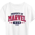 thumbnail image 3 of Marvel - Property Of - Women's Short Sleeve Graphic T-Shirt, 3 of 5
