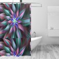 thumbnail image 2 of Disketp Colored Abstract Stall Fabric Shower Curtain Liner Waterproof - 72" x 72", Lightweight Stall Size Shower Curtain Machine Washable - 60x72, 2 of 5