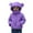 1#Purple, variant on Kiijoy Little Boys Winter Down Coat Warm Hooded Padded Coat Kids Outerwear, Sizes 5-6