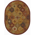 thumbnail image 2 of Safavieh Heritage Anita Oriental Wool Area Rug, Multi, 7'6" x 9'6" Oval, 2 of 7