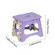 thumbnail image 3 of Taburete Plegable De Plástico 1 unidad de taburete plegable de plástico morado,portátil,para exteriores,mini asiento bajo para viajes,camping y pesca. Rkxzt, 3 of 8
