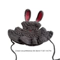 thumbnail image 4 of Viflosae Dog Hats Dog Hats for Small Dogs Easter Bunny Ear Pet Knit Hat for Easter Photos Handmade Soft Yarn Puppy Pussy Holiday Hat Adjustable Cute Pet Accessories for Small Medium Pet, 4 of 7