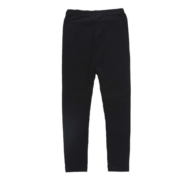 Mallas Para Niños Y Niñas, Mallas Para Bebés, De Algodón, De Cintura Alta, De Punto Elástico, De Color Sólido, Más Cálidas, Informales, Leggings, Pantalones Odeerbi LM103-1688