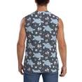 thumbnail image 4 of Balery Turtle Men's Sleeveless Muscle Shirts Workout Tank Top, Moisture Wicking, Odor Protection-XX-Large, 4 of 8