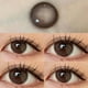 thumbnail image 3 of MILL CREEK lentes de contacto de Color, lentes de miopía anuales con dioptrías, aumento de potencia cosmética brillante, maquillaje para ojos hermosos, 3 of 4