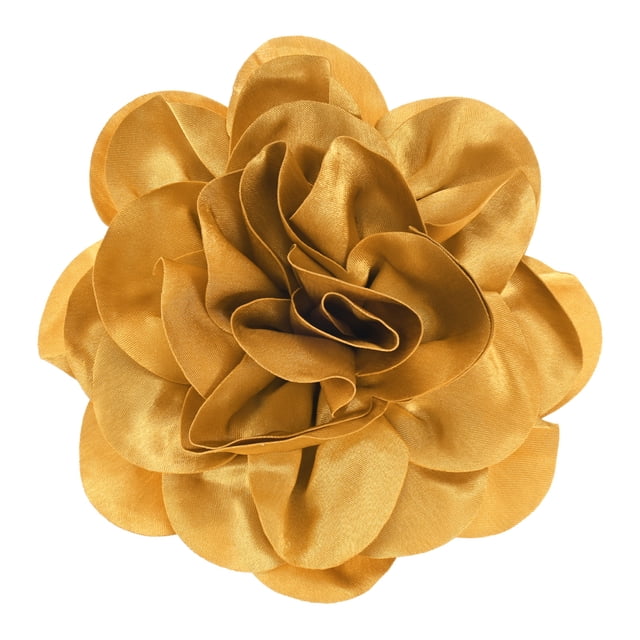 Broches de flores de rosa extragrande, alfileres de solapa de 7.87 pulgadas, clip de cabello de gran flor de camelia para mujeres en bodas/baile/ropa/accesorios/fiesta.