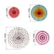 thumbnail image 2 of Uxcell Hanging Paper Fans Set Paper Decorations for Party Birthday, Flower Color(8pcs), 2 of 7