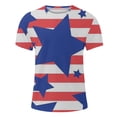 thumbnail image 4 of Birdeem Mode Hommes T-Shirt Décontracté à Manches Courtes Col Rond Imprimé Blouse, 4 of 5