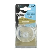 Tommee Tippee Closer to Nature Medium Flow Baby Bottle Nipples, 3+ months, 2 ct