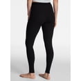 thumbnail image 3 of No Boundaries Cotton Stretch Ribbed Leggings, 30'' Inseam, Women's XS-XXXL, 3 of 5