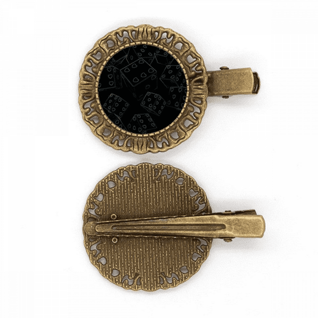 Coeur de Jeu dés Illustration Coiffure Broche Coiffure Clip Barrette
