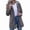 Dark Gray, variant on Husipze Womens Rain Jacket with Hood Outdoor Waterproof Long Trench Coat Lightweight Casual Hiking Raincoat Plus Size Windbreaker Green XXL