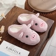 thumbnail image 6 of BERANMEY Cute Animal Slippers for Womens Mens Fuzzy 30D Cartoon Womens Slippers Plush Closed Toe Winter Indoor House Slippers Perfect Soft Plush Comfy Warm Slip-On Slippers Indoor Fluffy, 6 of 6