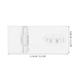 thumbnail image 2 of Raindrops Clear Acrylic Hasp Latch Buckle for Jewelry Boxes Small Size Transparent Lock 10 Pieces, 2 of 8