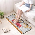 thumbnail image 3 of Red Truck Pumpkin Fall Kitchen Rugs Set 2Pcs Soft Standing Area Mat for Farmhouse Doormat Outdoor Harvest Decor 17"x47"+17"x30", 3 of 6