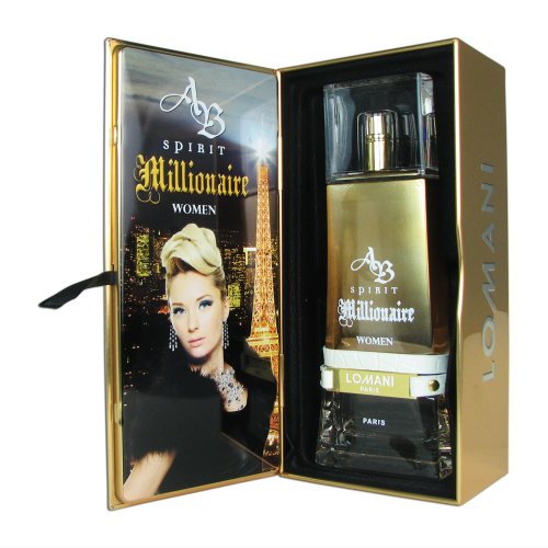 Lomani AB Spirit Millionaire Eau de Parfum Spray for Women, 3.3 Ounce