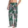 thumbnail image 6 of Honiee Tropical Leaves for men - a sleek fusion of Straight Pajama Pants, versatile Lounge Pants, and cozy Sleepwear, all rolled into one-XX-Large, 6 of 6