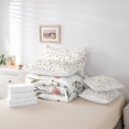 thumbnail image 6 of Castle Fairy Girls Chic Flowers Bedding Comforter Set,Spring Garden King Bedding Sets, 6 of 8