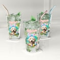 thumbnail image 3 of Happy Easter Goldendoodle with Bunny Ear Headband and Flowers 16oz Pint Beer Glass Mug Doodle Dog Lover Gifts Idea Beer Glasses Cup - 13001, 3 of 5
