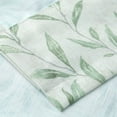 thumbnail image 3 of VOGOL Leaves Pattern Valance, Rod Pocket Light Filtering Curtain for Kitchen, Green, 52x18inch, One Panel, 3 of 7