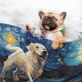 thumbnail image 3 of Pofeuu Vintage Starry Sky Labrador A Print Puppy Blanket,Dog Blankets,Pet Blanket Cozy Cat Blankets for Indoor Cats, Fuzzy Pet Blanket for Kitten Doggy Dog Blankets-Large, 3 of 8