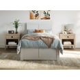 thumbnail image 3 of AFI Canyon White Farmhouse Solid Wood Platform Bed with Footboard & Set of 2 Drawers, Twin, 3 of 13