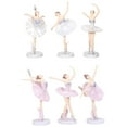 thumbnail image 1 of 6pcs Creative Ballerina Crafts Decor Delicate Ballet Girl Ornament for Home, 1 of 8