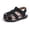 Black, variant on Boys Closed Toe Sport Sandals For Outdoor Play Beach Walking Casual Fashion Kids Water Shoes With Protective Design Leather Flip Fops