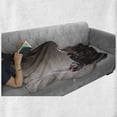 thumbnail image 6 of Wizard Soft Flannel Fleece Throw Blanket, Bloody Faces with Bandage of Screaming Zombie Looks Scary Spooky Dark Art Pattern, Cozy Plush for Indoor and Outdoor Use, 70" x 90", Black, by Ambesonne, 6 of 6