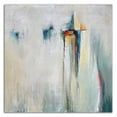 thumbnail image 3 of 14" x 14" Hazy Shades by Karen Hale - Wall Art Print on Canvas Fabric Gray, 3 of 3