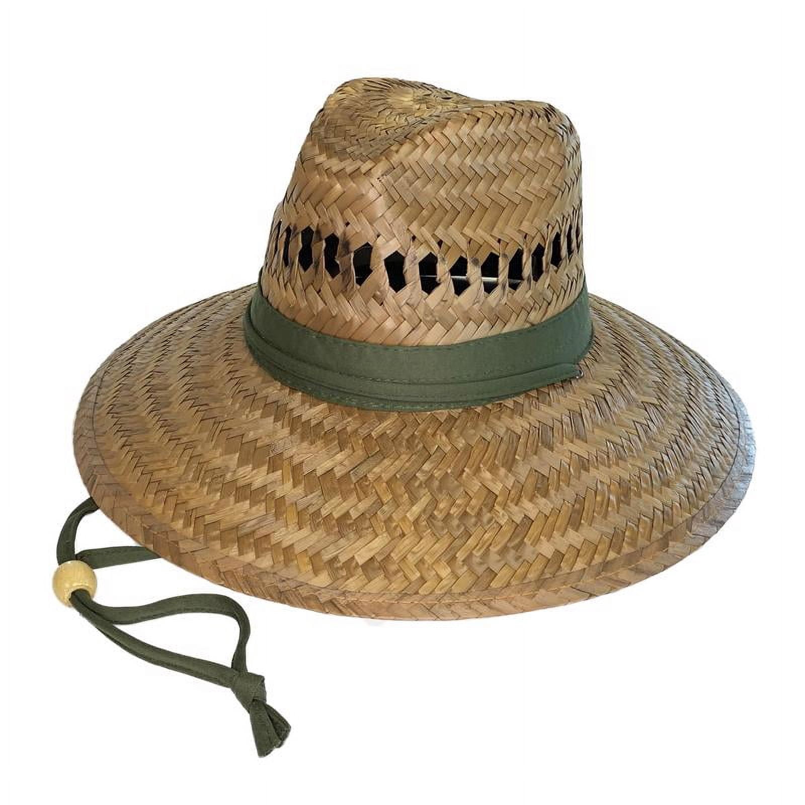 Dorfman Pacific TM388 Mens Safari Shape Summer Straw Hat