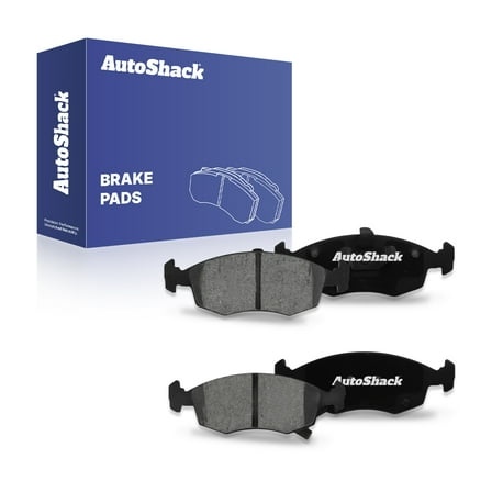 AutoShack Front Premium Ceramic Brake Pads | Replacement for 2012-2019 Fiat 500 | 4-PC