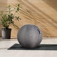 thumbnail image 1 of Cubierta protectora de bola para uso doméstico Yoga/Ejercicio/Pelota de equilibrio con cómodas asas de transporte, cubierta de bola plegable duradera Gris 55cm shamjiam Cubierta de pelota de ejercicio, 1 of 8