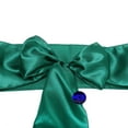 thumbnail image 3 of MDS Pack of 10 satin Chair Sashes Bow for Wedding and Events Supplies Party -Emerald green, 3 of 7