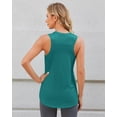 thumbnail image 6 of G4Free Lightweight Racerback Workout Tank Tops for Women High Neck Athletic Long Tanks Fast Dry Sleeveless Running Shirts, 6 of 7