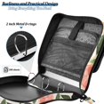 thumbnail image 4 of FORMRS Zipper Binder with Shoulder Strap 2-inch Ring 500 Sheet Capacity File Bag, Watercolor Grapefruit, 4 of 5