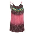 thumbnail image 2 of Innerwin Robe T-Shirt Débardeur Femme Robe d'Été Vacances Débardeur National Courte Mini Robes Rose TTG, 2 of 6