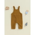 thumbnail image 4 of Bagilaanoe Newborn Baby Girls Boys One-pieces Corduroy Sleeveless Jumpsuit 3M 6M 9M 12M 18M 24M Infant Romper Casual Clothing, 4 of 7