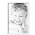 thumbnail image 2 of ArtToFrames 12" x 18" Contemporary White Picture Frame, 12x18 inch White Wood Poster Frame (WOM-4731),  Pack, 2 of 7