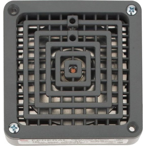 Federal Signal Corp 120 Volt Electronic Horn 0.18 Amps, 110 Decibles at 10', Vibrating, Waterproof