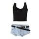 thumbnail image 2 of Conjunto de ropa de muñeca Hugo 1/6 mezclilla azul claro, 2 of 10