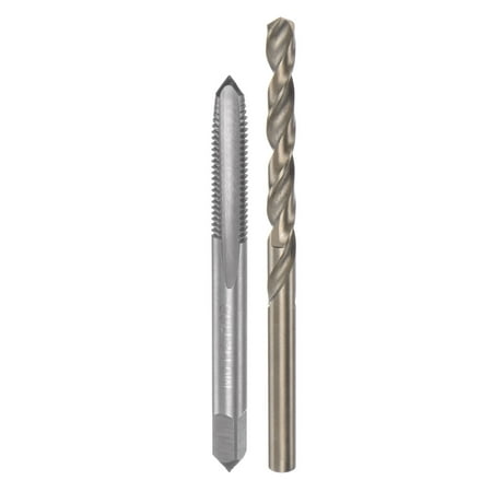 

Uxcell M6 x 1 H2 Straight Flute Thread Tap 5mm Drill Bit Set High Speed Steel