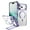 Purple, variant on for iPhone 17 Pro Max Clear Case, Compatible with MagSafe, Built-in Camera Ring Stand, Clear Slim Drop Shockproof Full Body Protective Magnetic Phone Case Cover for iPhone 17 Pro Max, Blue