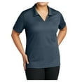 thumbnail image 2 of Yellow Rooster Women's Dri-Mesh V-Neck Female Polo Steel L, 2 of 8